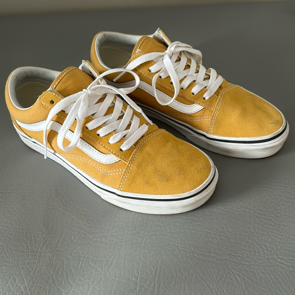 Lightly worn suede Vans